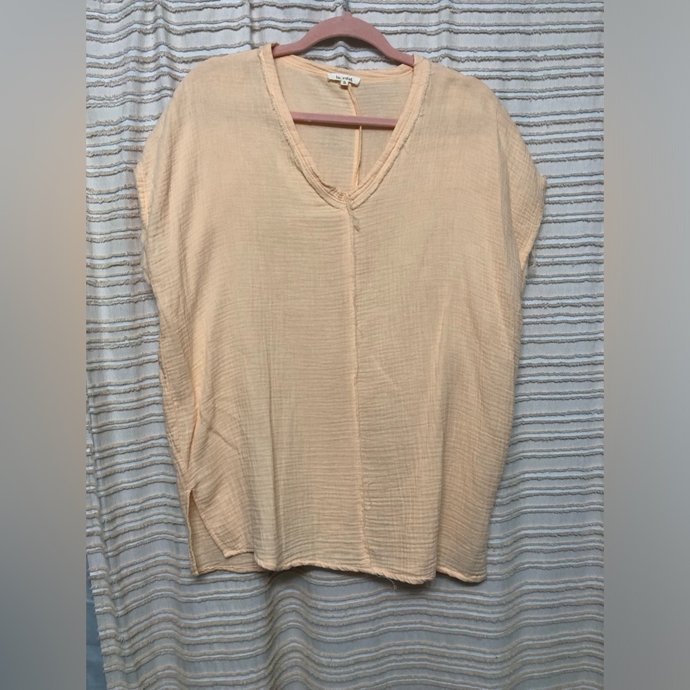 La Miel Raw Edges Shirt Top